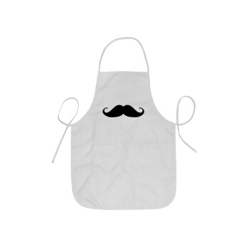 moustache, Ποδιά Σεφ ολόσωμη κοντή  Παιδική (44x62cm)