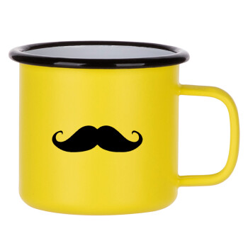 moustache, Κούπα Μεταλλική εμαγιέ ΜΑΤ Κίτρινη 360ml