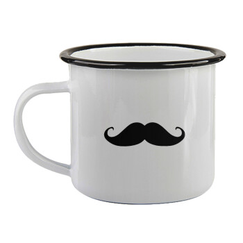 moustache, Κούπα εμαγιέ με μαύρο χείλος 360ml