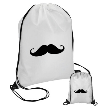 moustache, Τσάντα πουγκί με μαύρα κορδόνια (1 τεμάχιο)