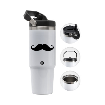 moustache, 30oz stainless Steel Tumbler with Handle