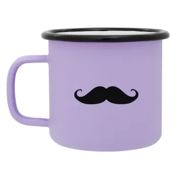 Μουστάκι, Κούπα Μεταλλική εμαγιέ ΜΑΤ Light Pastel Purple 360ml