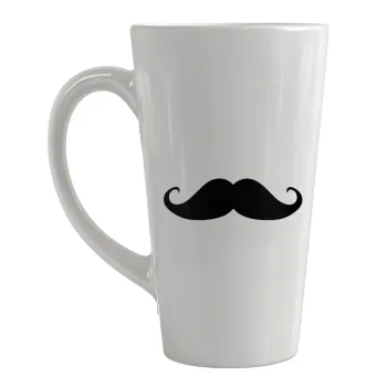 Μουστάκι, Κούπα κωνική Latte Μεγάλη, κεραμική, 450ml