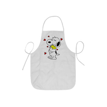 Snoopy Love, Ποδιά Σεφ ολόσωμη κοντή  Παιδική (44x62cm)