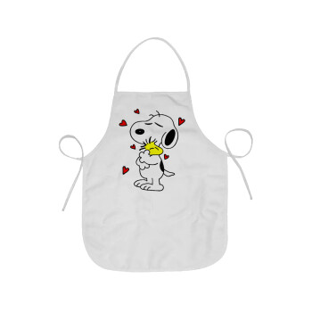 Snoopy Love, Ποδιά Σεφ Ολόσωμη κοντή Ενηλίκων (63x75cm)