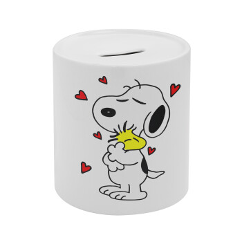 Snoopy Love, Κουμπαράς πορσελάνης με τάπα