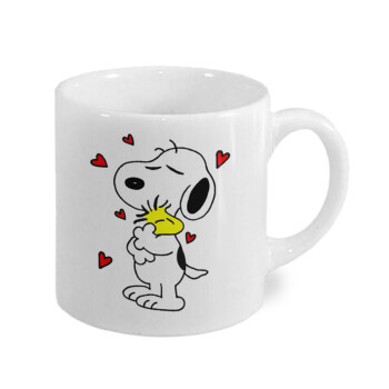 Snoopy Love, Κουπάκι κεραμικό, για espresso 150ml