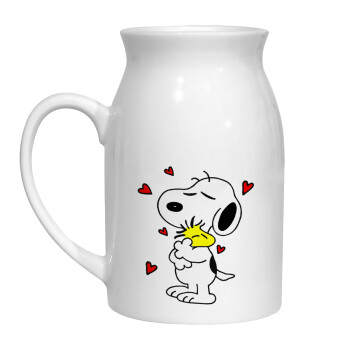 Snoopy Love, Κανάτα Γάλακτος, 450ml (1 τεμάχιο)