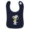 Σαλιάρα με Σκρατς 100% Organic Cotton Μπλε (0-18 months)