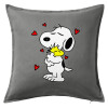 Sofa cushion Grey 50x50cm includes filling