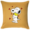Sofa cushion YELLOW 50x50cm includes filling