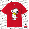 ΚΟΚΚΙΝΟ Κλασικό T-Shirt, διπλής ραφής, χωρίς πλευρικές ραφές από 100% βαμβάκι. Vegan & OEKO-TEX πιστοποιημένο.