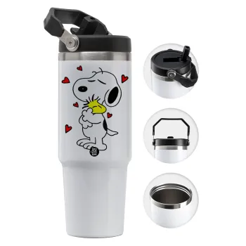 Snoopy Love, Θερμός Ανοξείδωτο 30oz με χερούλι