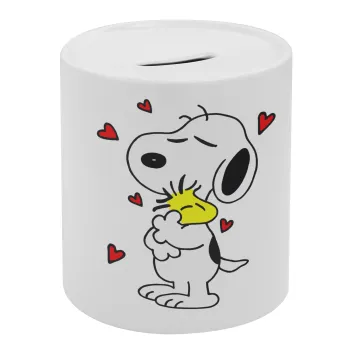 Snoopy Love, Κουμπαράς πορσελάνης με τάπα