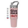 Pink color, 890ml (30oz) stainless Steel Tumbler with Handle