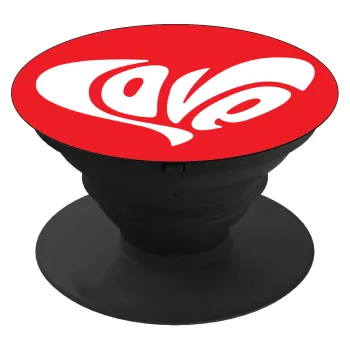 Love, Phone Holders Stand  Μαύρο Βάση Στήριξης Κινητού στο Χέρι