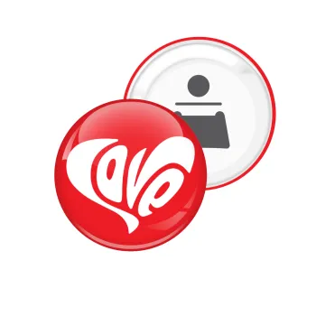 Love, Μαγνητάκι και ανοιχτήρι μπύρας στρογγυλό διάστασης 5,9cm