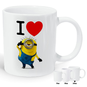 I love by minion, Κούπα Giga, κεραμική, 590ml