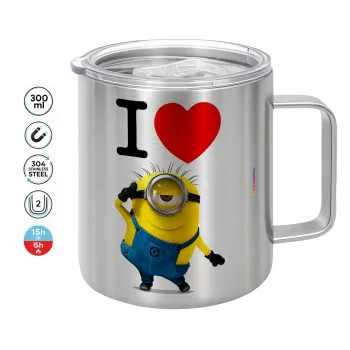 I love by minion, Κούπα Ανοξείδωτη διπλού τοιχώματος 300ml