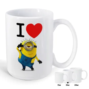 I love by minion, Κούπα Mega, κεραμική, 450ml