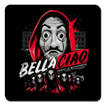 Bella Ciao  Somos La resistencia, Τετράγωνο μαγνητάκι ξύλινο 9x9cm