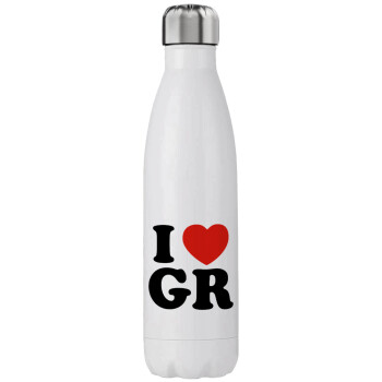 I Love GR, Stainless steel, double-walled, 750ml