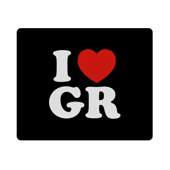 I Love GR, Mousepad rect 23x19cm