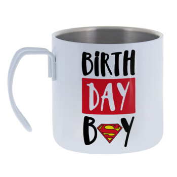 Birth day Boy (superman), Mug Stainless steel double wall 400ml