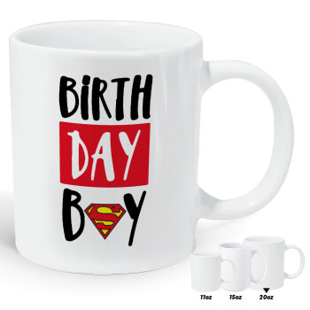 Birth day Boy (superman), Κούπα Giga, κεραμική, 590ml