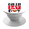 Birth day Boy (superman), Pop Socket Λευκό Βάση Στήριξης Κινητού στο Χέρι