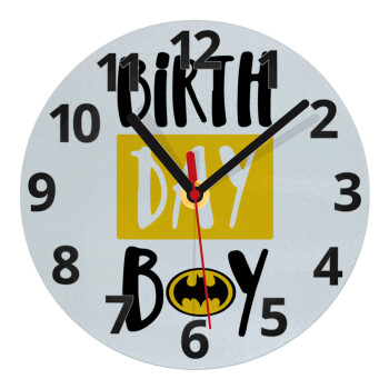 Birth day Boy (batman), Ρολόι τοίχου γυάλινο (20cm)
