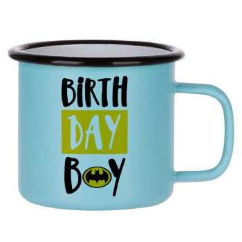 Birth day Boy (batman), Κούπα Μεταλλική εμαγιέ ΜΑΤ σιέλ 360ml