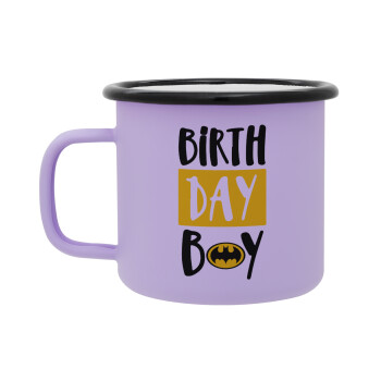 Birth day Boy (batman), Κούπα Μεταλλική εμαγιέ ΜΑΤ Light Pastel Purple 360ml