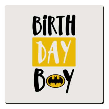 Birth day Boy (batman), Τετράγωνο μαγνητάκι ξύλινο 6x6cm