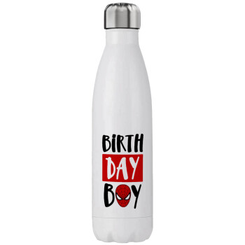 Birth day Boy (spiderman), Stainless steel, double-walled, 750ml