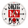 Birth day Boy (spiderman), Wooden wall clock (20cm)