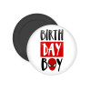 Birth day Boy (spiderman), Μαγνητάκι ψυγείου στρογγυλό διάστασης 5cm