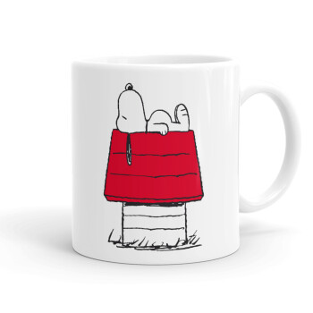 Το σπίτι του snoopy, Ceramic coffee mug, 330ml