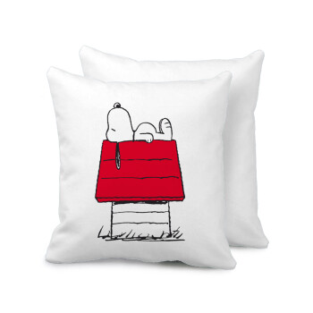 Το σπίτι του snoopy, Sofa cushion 40x40cm includes filling
