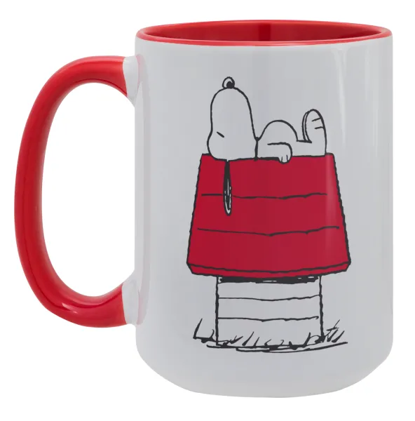 Το σπίτι του snoopy — Mega 15oz Κόκκινη