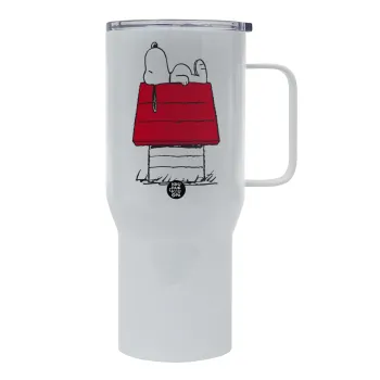 Το σπίτι του snoopy, Tumbler με καπάκι, διπλού τοιχώματος (θερμό) 750L