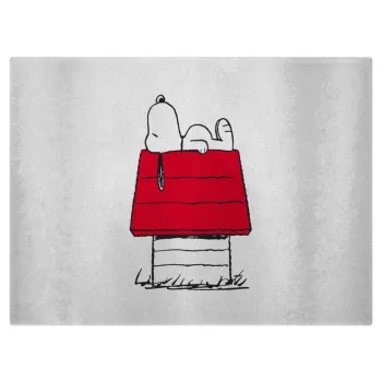 Το σπίτι του snoopy, Επιφάνεια κοπής γυάλινη (38x28cm)