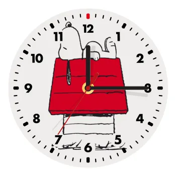 Το σπίτι του snoopy, Wooden wall clock (20cm)