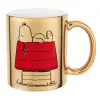 Mug ceramic, gold mirror, 330ml