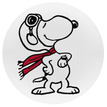 Snoopy ο πιλότος, Mousepad Round 20cm