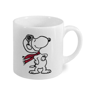 Snoopy ο πιλότος, Κουπάκι κεραμικό, για espresso 150ml