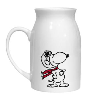 Snoopy ο πιλότος, Κανάτα Γάλακτος, 450ml (1 τεμάχιο)