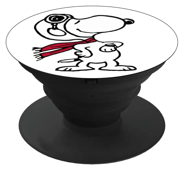 Snoopy ο πιλότος — Phone Holders Stand  Μαύρο Βάση Στήριξης Κινητού στο Χέρι