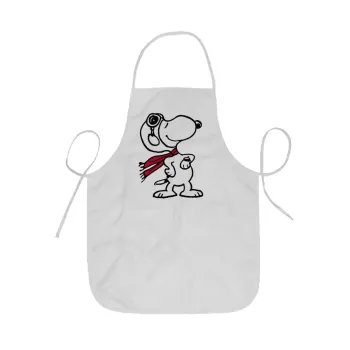 Snoopy ο πιλότος, Ποδιά Σεφ ολόσωμη κοντή  Παιδική (44x62cm)