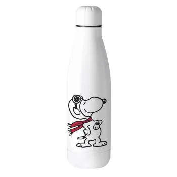 Snoopy ο πιλότος, Metal mug thermos (Stainless steel), 500ml